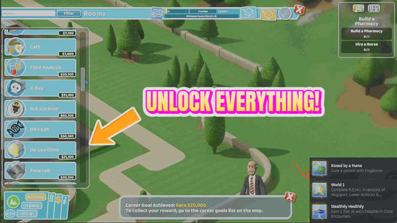 Two Point Hospital — Master Blueprints (screenshot 2)